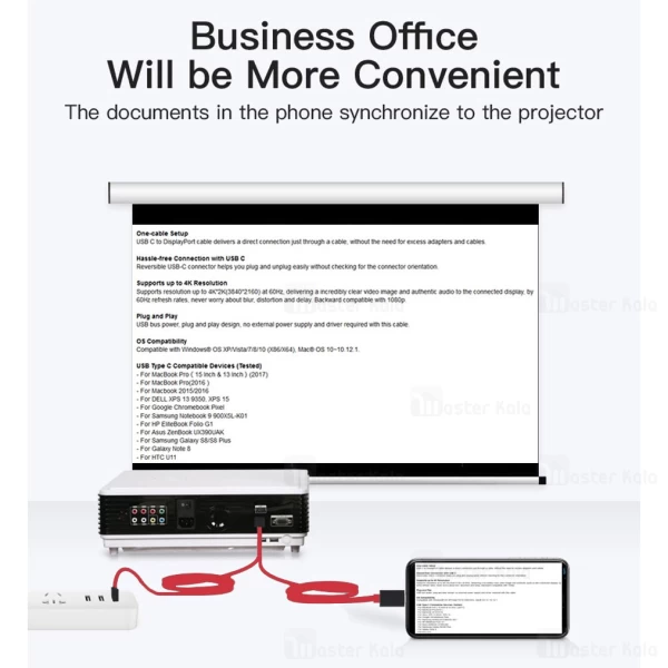 کابل HDMI تایپ سی ONTEN OTN-9572S Plug And Play انتقال تصویر و شارژ