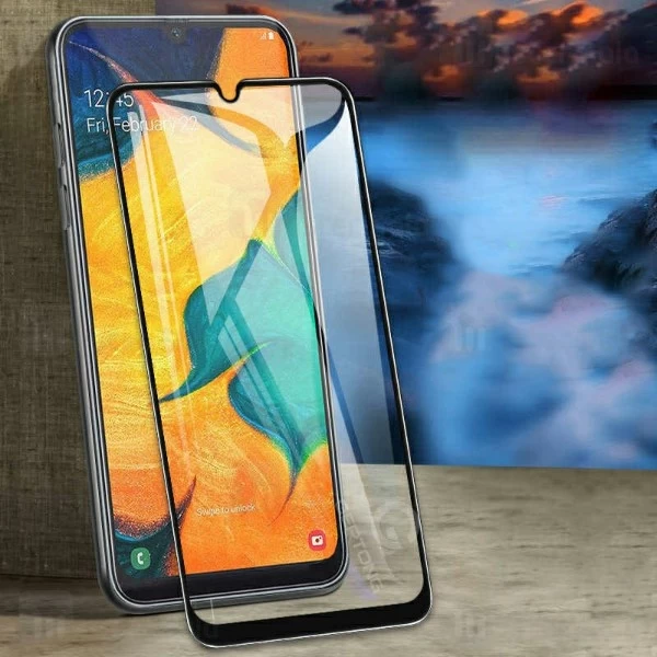 محافظ صفحه شیشه ای تمام صفحه تمام چسب TT سامسونگ Samsung Galaxy A10