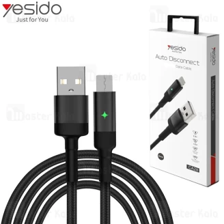 کابل میکرو یو اس بی یسیدو Yesido CA28 Auto Disconnect 2.4A دارای قطع کن خودکار