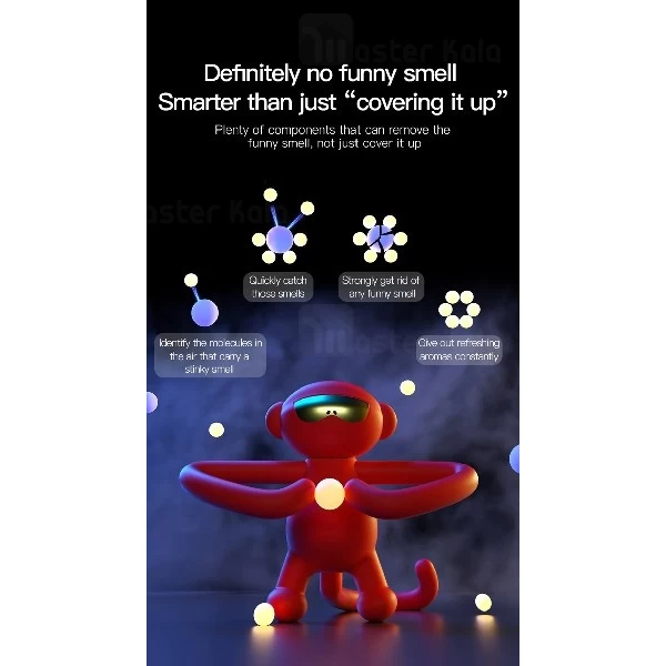 خوشبو کننده هوا خودرو بیسوس Baseus Monkey-Shaped Vehicle Fargrance SUXUN-MK01