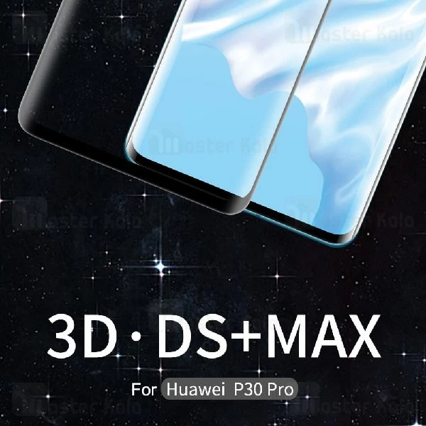 محافظ صفحه شیشه ای تمام صفحه نیلکین Huawei P30 Pro Nillkin 3D DS+ Max