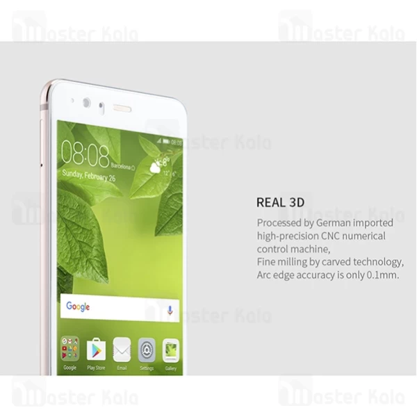 محافظ صفحه شیشه ای تمام صفحه نیلکین Huawei P10 Nillkin 3D AP+ Pro