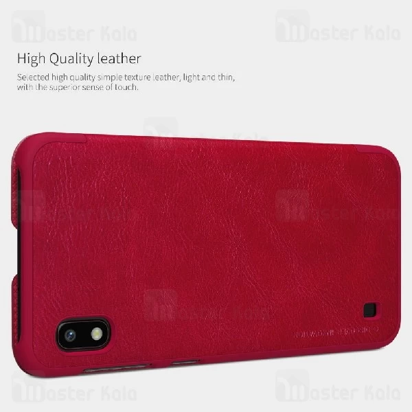 کیف چرمی نیلکین سامسونگ Samsung Galaxy A10 Nillkin Qin Leather Case