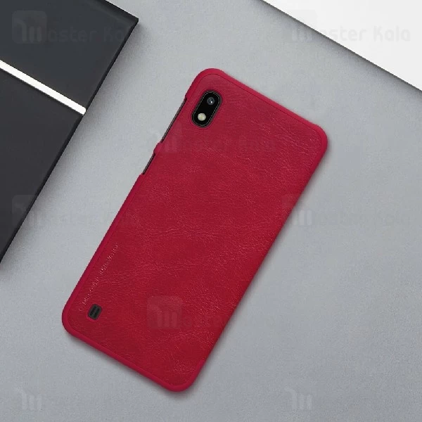 کیف چرمی نیلکین سامسونگ Samsung Galaxy A10 Nillkin Qin Leather Case