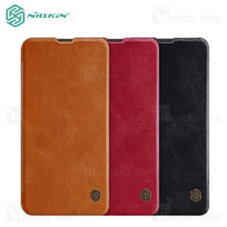 کیف چرمی نیلکین سامسونگ Samsung Galaxy A10 Nillkin Qin Leather Case