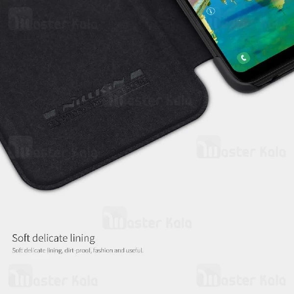 کیف چرمی نیلکین سامسونگ Samsung Galaxy A10 Nillkin Qin Leather Case