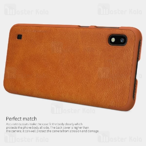 کیف چرمی نیلکین سامسونگ Samsung Galaxy A10 Nillkin Qin Leather Case