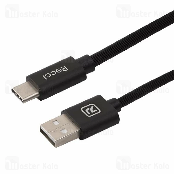 کابل Type C رسی Recci RCT-U150 PUFF Cable توان 2.4 آمپر و طول 1.5 متر