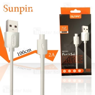 کابل میکرو یو اس بی سانپین Sunpin SC01 Cable توان 2 آمپر و طول 1 متر