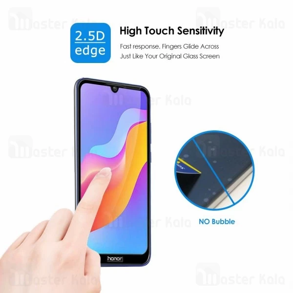 محافظ صفحه شیشه ای تمام صفحه تمام چسب TT هواوی Huawei Y6 2019 / Honor 8A / Y6 Prime 2019 / Y6 Pro