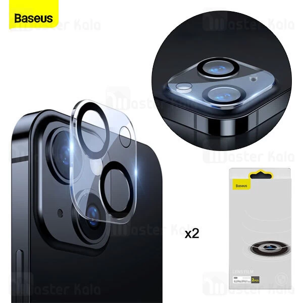 گلس لنز دوربین آیفون Baseus Lens Film for iPhone 13 / 13 Mini SGQK000002