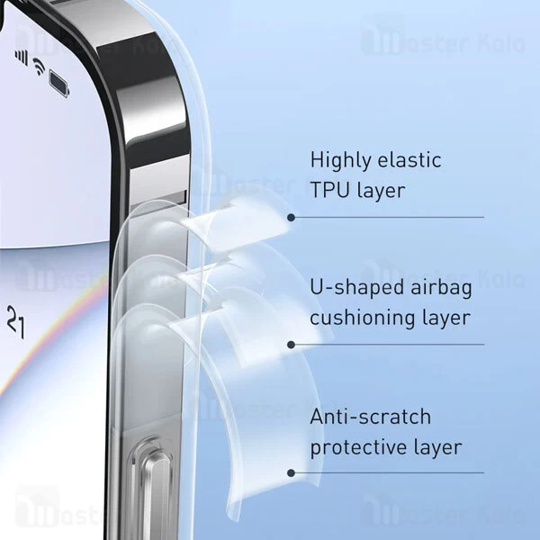 قاب پشت شیشه ای بیسوس آیفون Apple iPhone 13