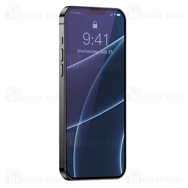 گلس Apple iPhone 13 Mini Baseus Anti Blue Light Full-Screen Glass Film 0.3mm SGQP010301