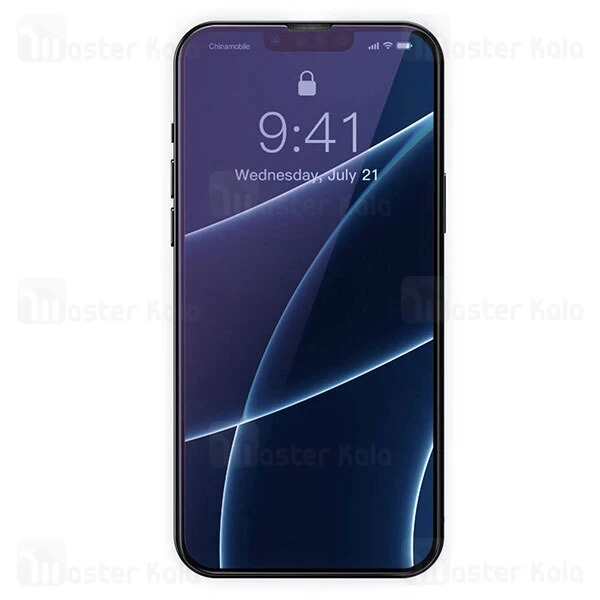 گلس Apple iPhone 13 Mini Baseus Anti Blue Light Full-Screen Glass Film 0.3mm SGQP010301