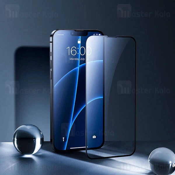 گلس Apple iPhone 13 Pro Max Baseus Curved-Screen Glass Protector Crack Resistant Edges SGQP020201
