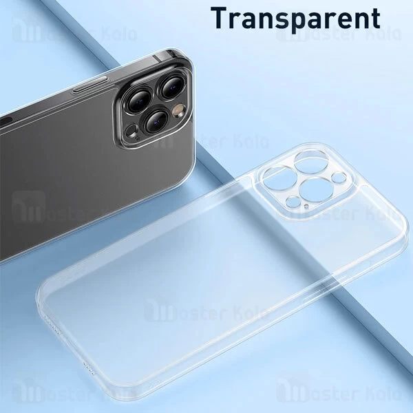 قاب پشت گلس ایفون 13 پرو مکس مدل باسئوس Frosted Case