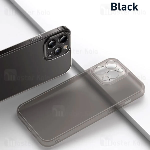 قاب پشت گلس ایفون 13 پرو مکس مدل باسئوس Frosted Case