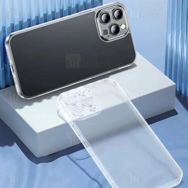 قاب پشت گلس ایفون 13 پرو مکس مدل باسئوس Frosted Case