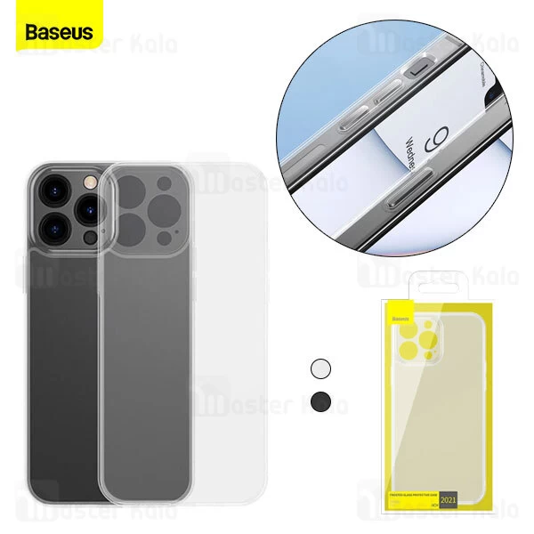 قاب پشت گلس ایفون 13 پرو مکس مدل باسئوس Frosted Case