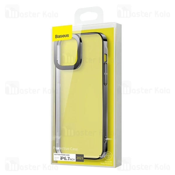 قاب پشت شفاف ایفون 13 پرو مکس Baseus Glitter