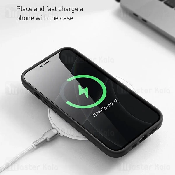 قاب سیلیکونی بیسوس آیفون Apple iPhone 13 Pro Max Baseus Liquid Silica Gel Case ARYT000201