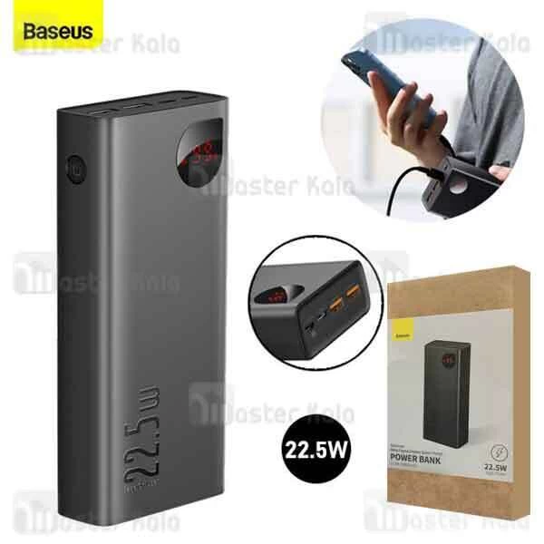پاوربانک 30000 فست شارژ بیسوس Baseus Adaman Metal Digital Display QC3.0 PPIMDA-C0A توان 22.5 وات