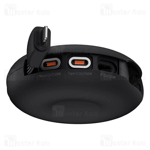 Baseus CAMLC-01 Zinc Magnetic Fast Charging Retractable Type C to M+L+C 1m PD 20W