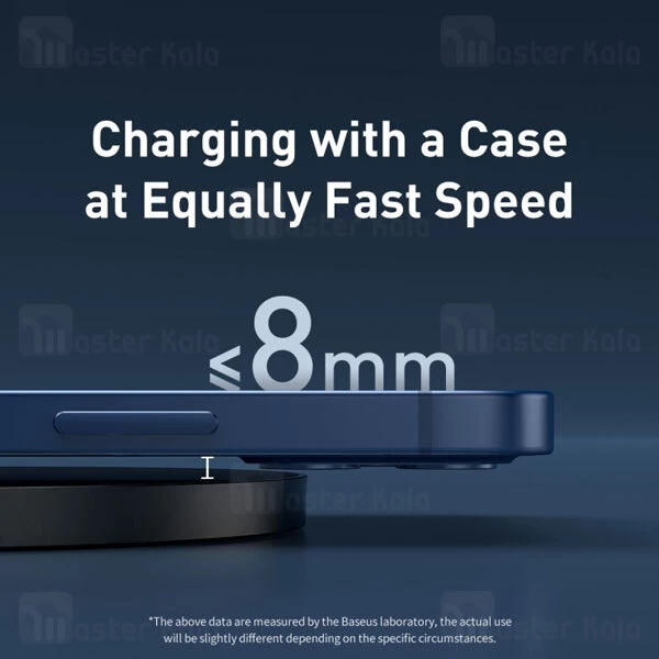 شارژر وایرلس بیسوس Baseus Digital LED Display Gen 2 Wireless Charger CCED000001 توان 15 وات
