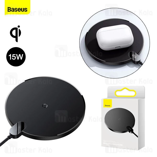 شارژر وایرلس بیسوس Baseus Digital LED Display Gen 2 Wireless Charger CCED000001 توان 15 وات