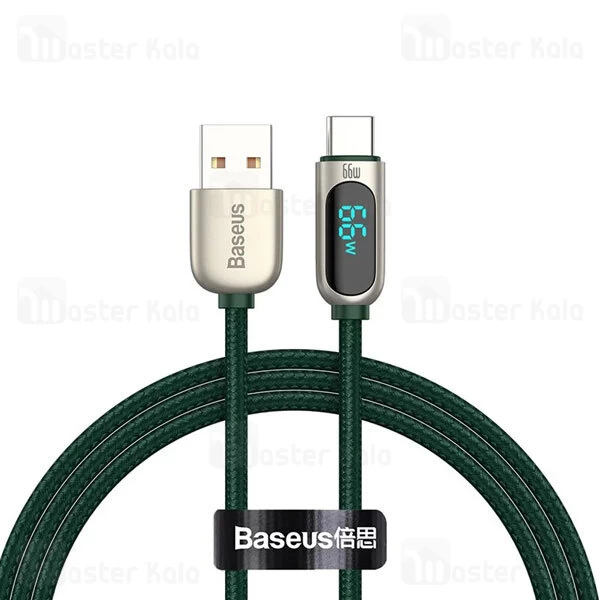 کابل Type C فست شارژ بیسوس Baseus Display USB to Type-C CASX020001 طول 1 متر و توان 66 وات