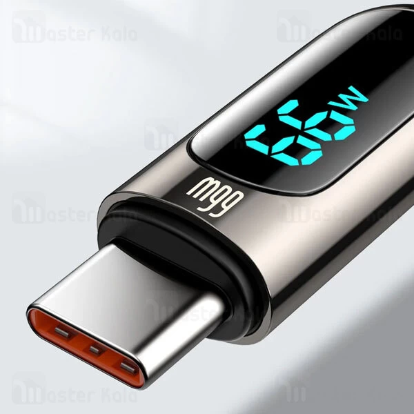 کابل Type C فست شارژ بیسوس Baseus Display USB to Type-C CASX020001 طول 1 متر و توان 66 وات