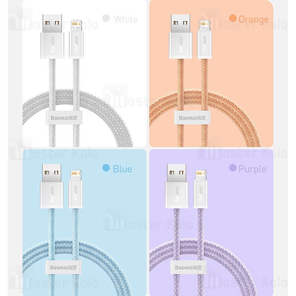 کابل لایتنینگ Baseus Dynamic Series Fast Charging Data Cable USB to iP CALD000402 2.4A 1m