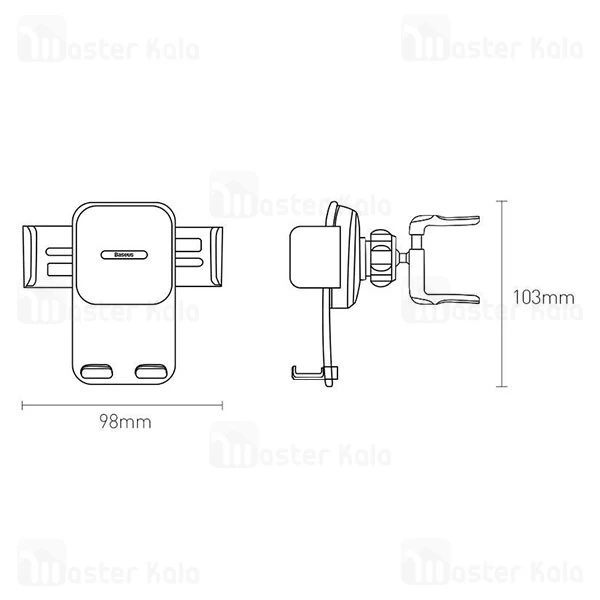 هولدر Baseus Easy Control Clamp Car Mount Holder Air Outlet Version SUYK000201