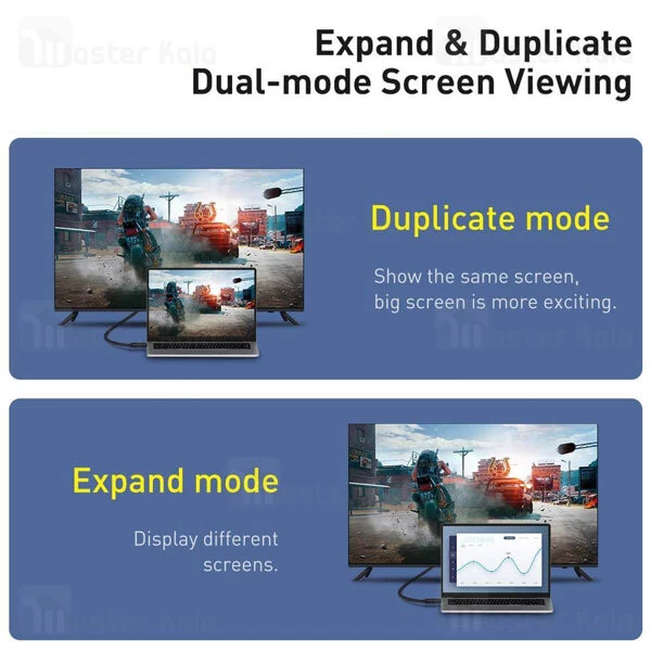 کابل HDMI بیسوس Baseus High Definition Series HDMI 2.0 Cable 4K 30Hz CAKGQ-D01 طول 5 متر