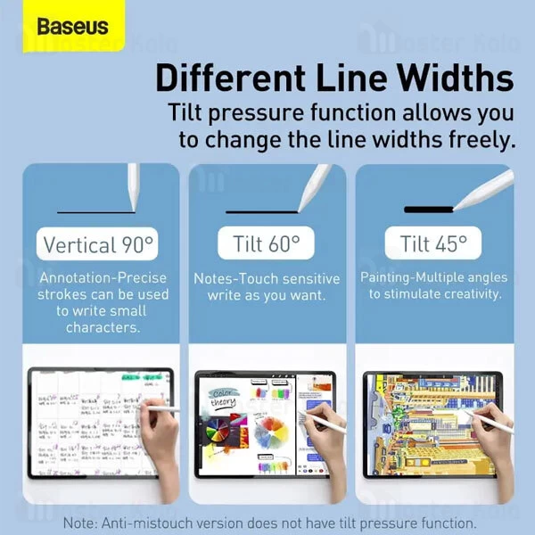 نوک یدکی قلم لمسی بیسوس Baseus Smooth Writing Capacitive Stylus Tips SXBC010002 بسته 2 عددی
