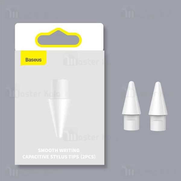 نوک یدکی قلم لمسی بیسوس Baseus Smooth Writing Capacitive Stylus Tips SXBC010002 بسته 2 عددی