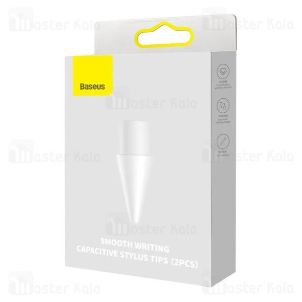 نوک یدکی قلم لمسی بیسوس Baseus Smooth Writing Capacitive Stylus Tips SXBC010002 بسته 2 عددی