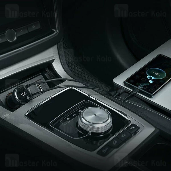 شارژر فندکی Baseus Superme Digital Display Dual U + C PPS Car Charger 100W CCZX-01