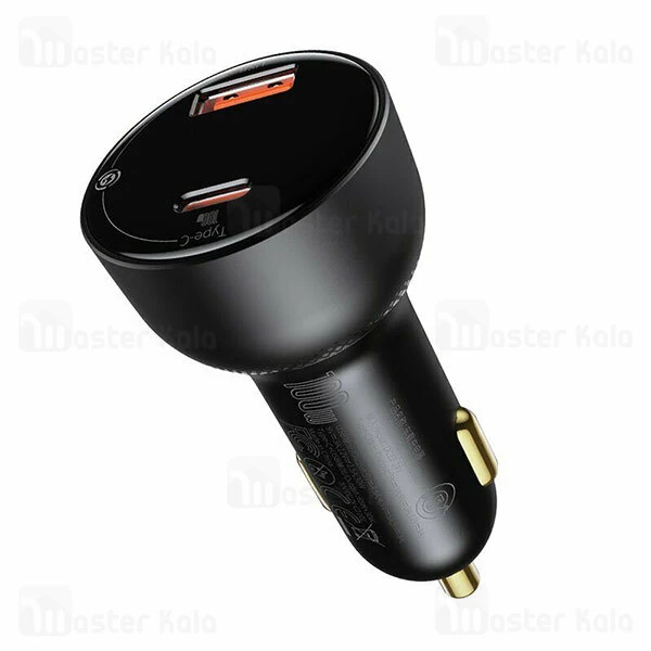 شارژر فندکی Baseus Superme Digital Display Dual U + C PPS Car Charger 100W CCZX-01
