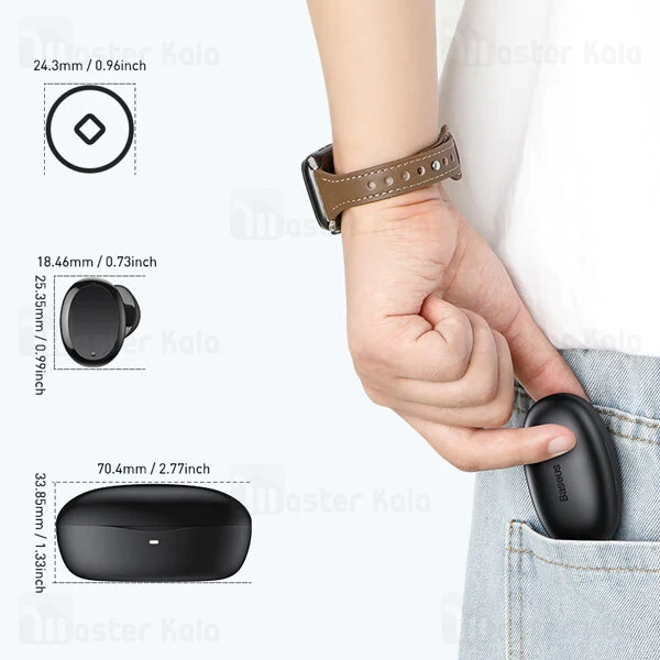 هندزفری بلوتوث دوگوش بیسوس Baseus W11 Encok True Wireless Earphones NGTW060001