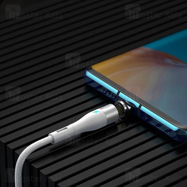 کابل تایپ سی Baseus Zinc Magnetic Type C CATXC-N01 Data Cable 1m 5A