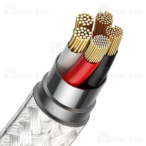 کابل تایپ سی Baseus Zinc Magnetic Type C CATXC-N01 Data Cable 1m 5A