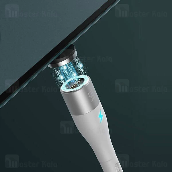 کابل تایپ سی Baseus Zinc Magnetic Type C CATXC-N01 Data Cable 1m 5A