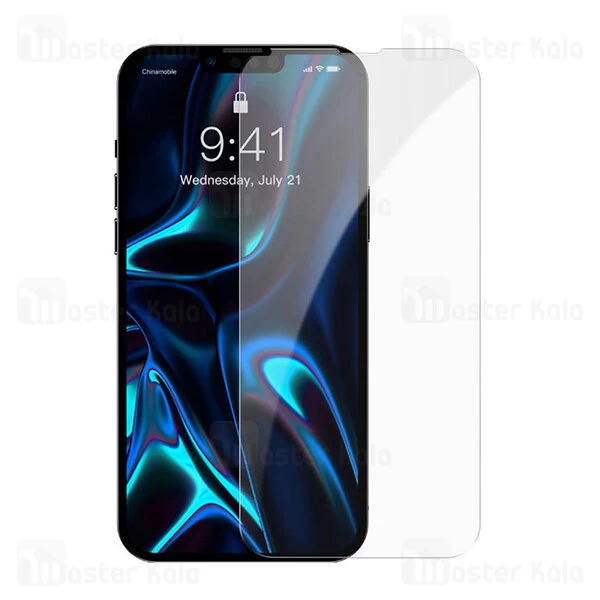 گلس Apple iPhone 13 / 13 Pro Baseus Full-Glass 0.3mm Tempered Glass Film SGBL020102