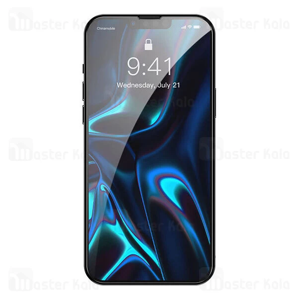 گلس Apple iPhone 13 / 13 Pro Baseus Full-Glass 0.3mm Tempered Glass Film SGBL020102