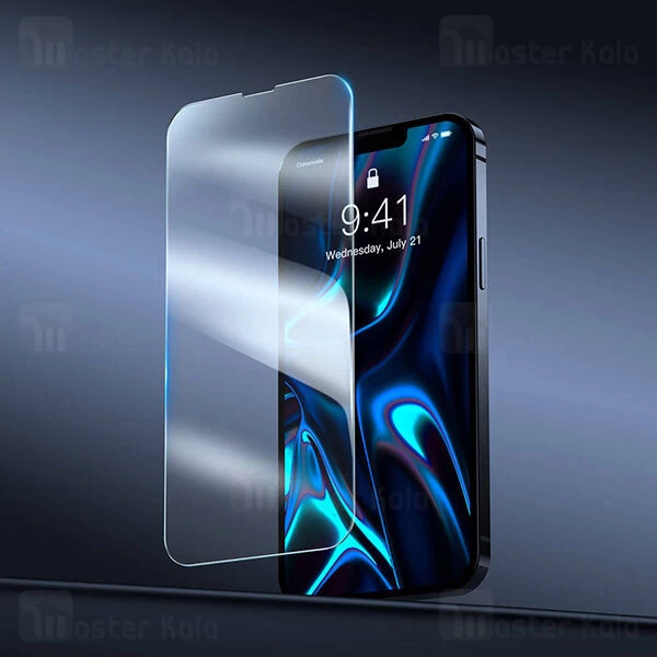گلس Apple iPhone 13 / 13 Pro Baseus Full-Glass 0.3mm Tempered Glass Film SGBL020102