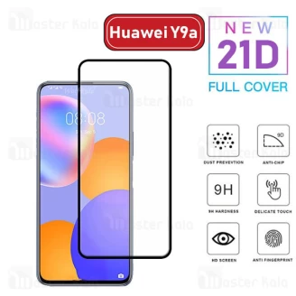محافظ صفحه شیشه ای تمام صفحه تمام چسب هواوی Huawei Y9a 21D Glass