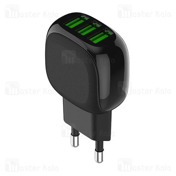 شارژر دیواری LDNIO A3309 3USB Wall Charger 17W With Cable