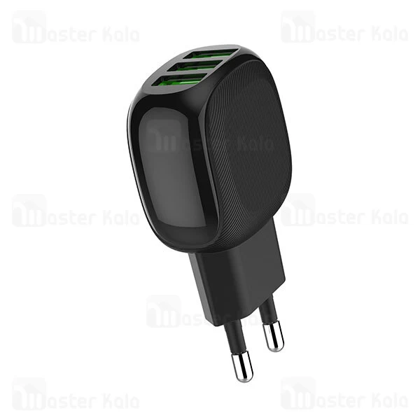 شارژر دیواری LDNIO A3309 3USB Wall Charger 17W With Cable
