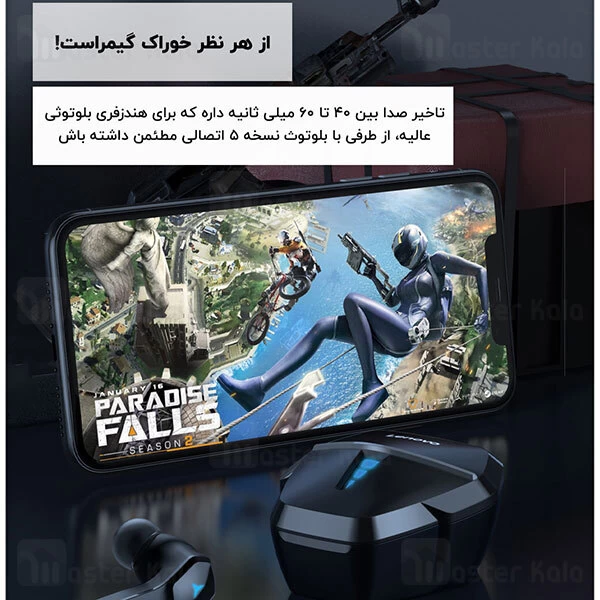 هندزفری بلوتوث Lenovo HQ08 TWS Bluetooth Gaming Earbuds